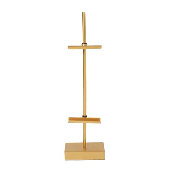 18&#x22; Gold Colored Steel Adjustable Tabletop Easel by Studio D&#xE9;cor&#xAE;